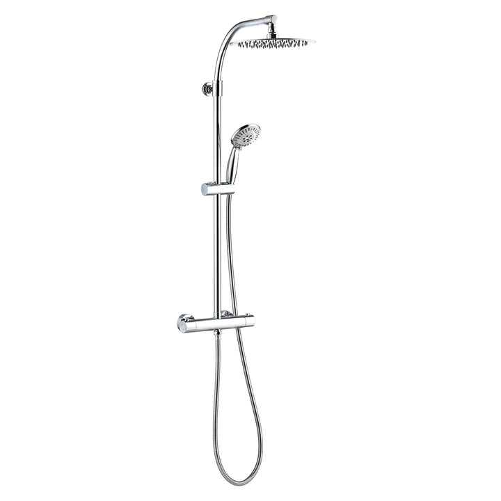 Wirquin 60721389 Milano Comfort Duschsäule mit Thermostatmischer, Comfort