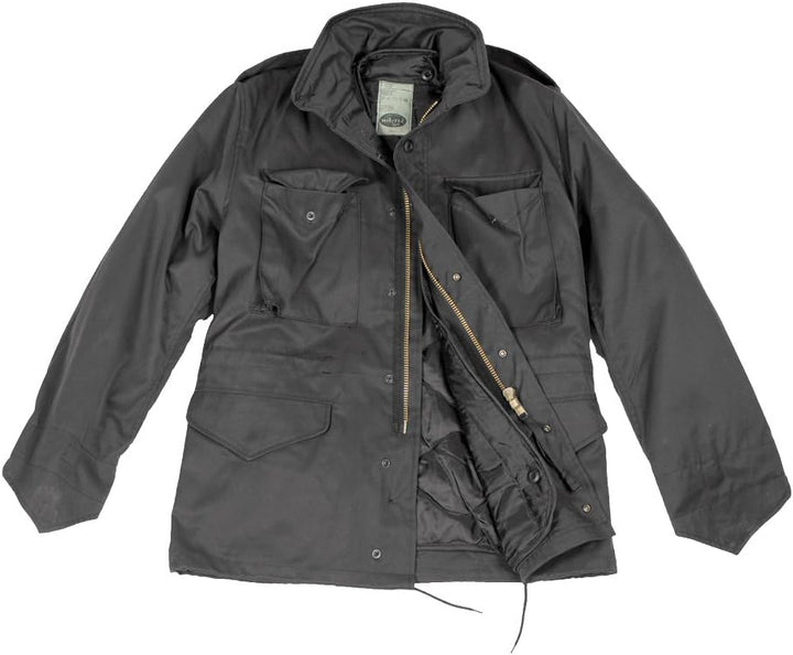 Mil-Tec Unisex Us M65 Jacke, Schwarz