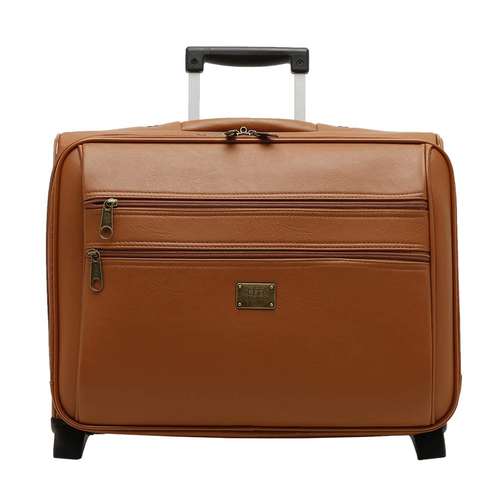 MISAKO Bass Wb TRO Rollkoffer für Geschäftsleute Herren - Bass Kamel 37 X 44 X 21 cm, Bass Kamel