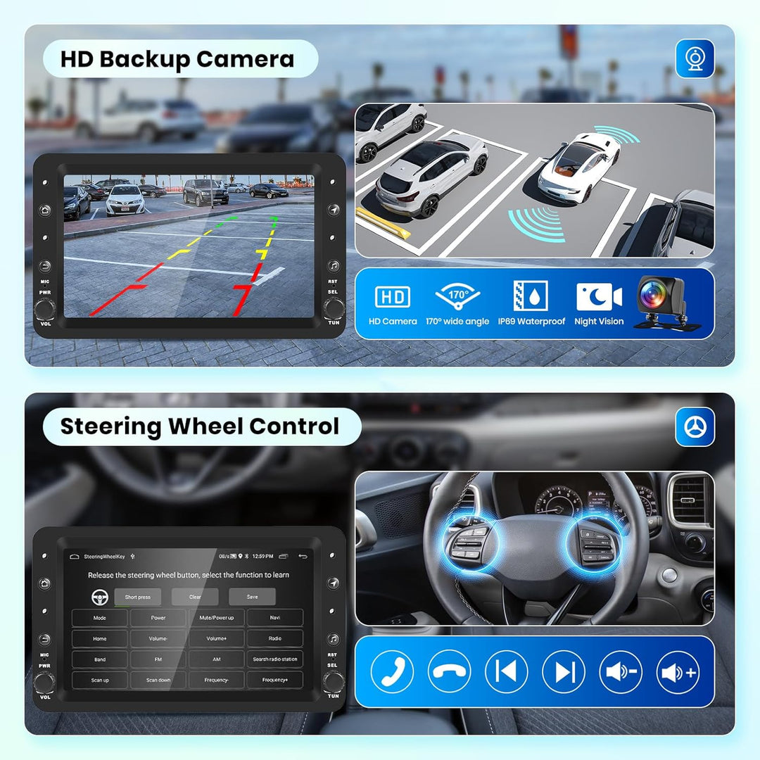 2G+64G Rimoody Android Autoradio für Alfa Romeo 159 2004-2011 7" Touchscreen Wireless Carplay Radio