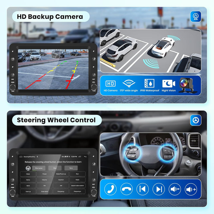 2G+64G Rimoody Android Autoradio für Alfa Romeo 159 2004-2011 7" Touchscreen Wireless Carplay Radio