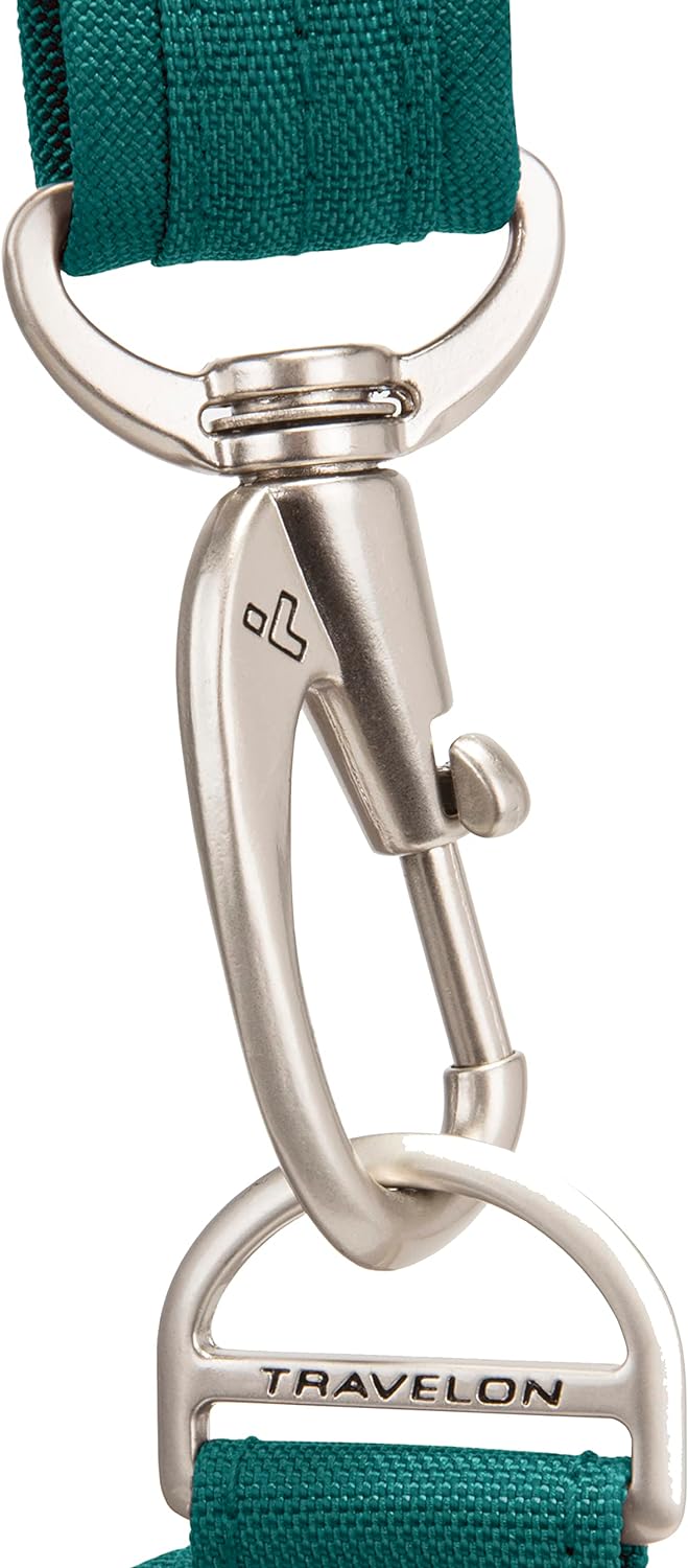 Travelon Klassische Umhängetasche mit Diebstahlschutz, Eimertasche Fichte, Fichte