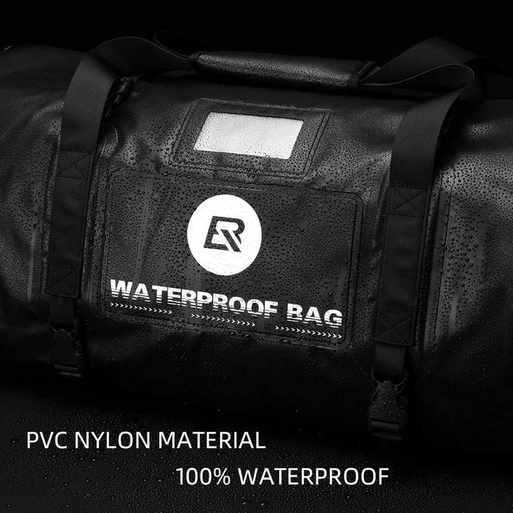 ROCKBROS Motorradtasche Gepäckrolle Hecktasche 100% Wasserdicht Motorrad Satteltasche mit Schultergu