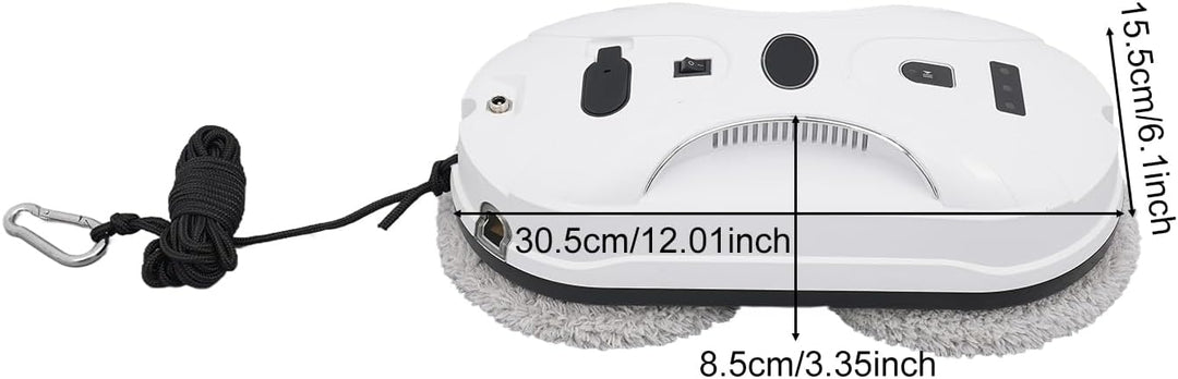 Fensterputzroboter, 3000Pa Ferngesteuerter Fensterroboter, Fensterreiniger mit Wasserstrahl, Doppel-