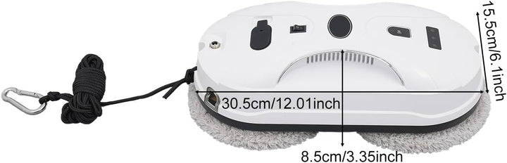 Fensterputzroboter, 3000Pa Ferngesteuerter Fensterroboter, Fensterreiniger mit Wasserstrahl, Doppel-