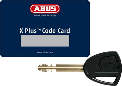 ABUS Faltschloss 6500/85 Bordo Granit X-Plus, 85 cm Schwarz Bundle mit Halterung, Schwarz Bundle mit