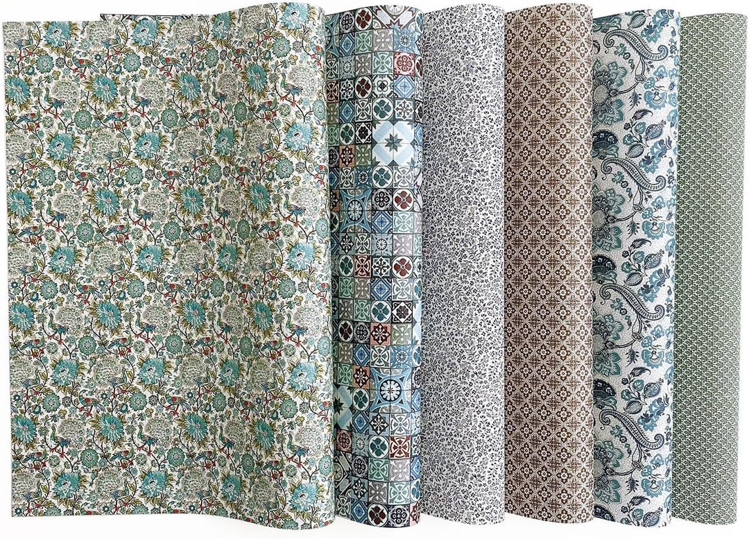 Tassotti | Elegantes klassisches Geschenkpapier | Set mit 6 verschiedenen Blättern, 50 x 70 cm, 85 g