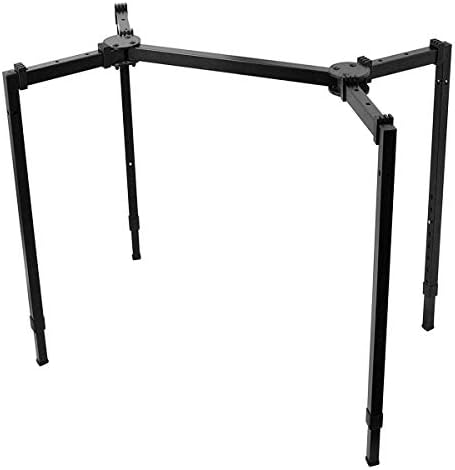 On-Stage WS8550 Ständer für Mixer oder Tastatur, robust, gross, Schwarz, Large