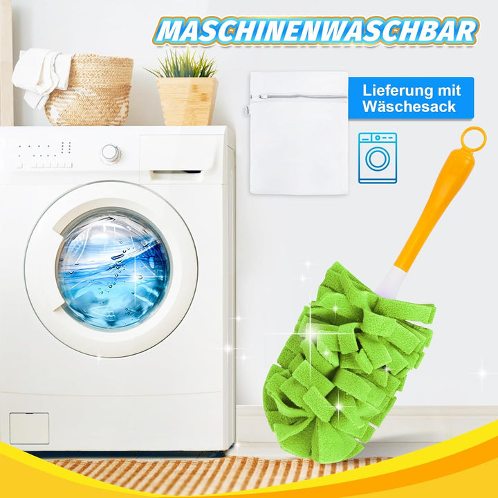 KEEPOW für Swiffer Staubmagnet Nachfüllpack, Mikrofaser für Swiffer Staubmagnet Wiederverwendbar, Su