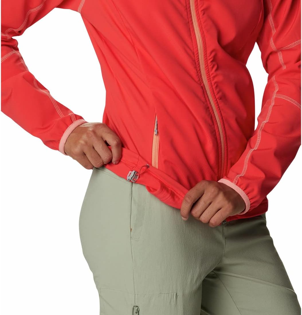 Columbia Damen Softshelljacke Sweet As Hoodie XS Red Hibiscus, XS Red Hibiscus