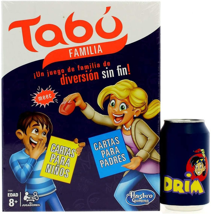 Hasbro Gaming- Taboo Familie Brettspiel, Mehrfarbig (E4941105) Spanien Multi, Spanien Multi