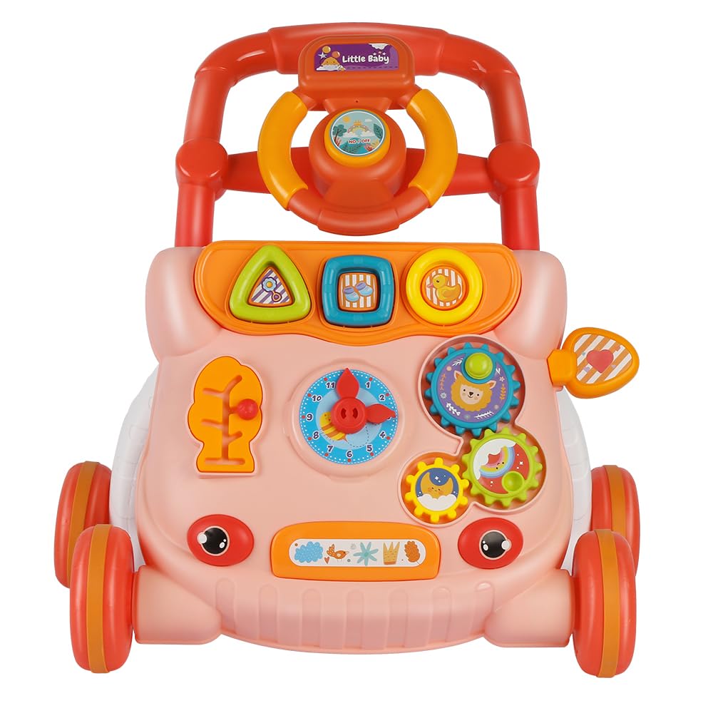 Lauflernhilfe für Babys, Kinderwagen, Frühlernzentrum für Babys, multifunktionales Lernspielzeug für