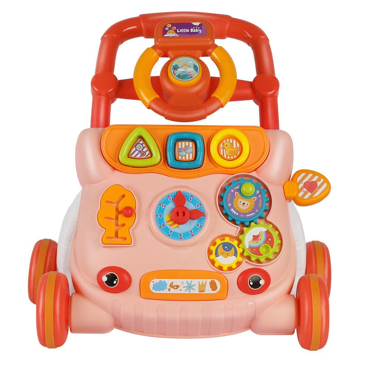 Lauflernhilfe für Babys, Kinderwagen, Frühlernzentrum für Babys, multifunktionales Lernspielzeug für