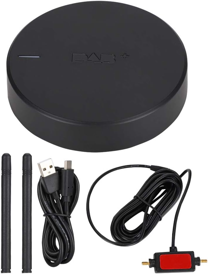 USB DAB + Radio-Antennenempfänger, tragbarer Adapter Digitaler Autoradio-Empfänger mit verstärkter A