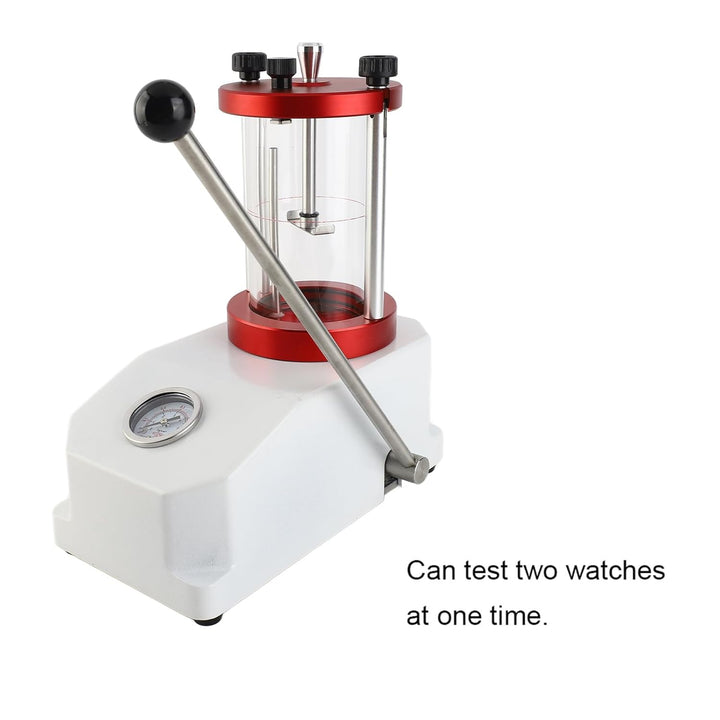 Watch Pressure Tester Uhren-Wasser-Test-Werkzeug, Uhrengehäuse Widerstand Drucktester, 2 Uhren Uhren