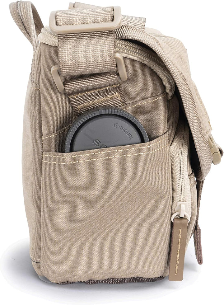Vanguard VEO RANGE21M BG Umhängetasche für spiegellose/CSC Kamera, Beige VEORANGE21MBG Umhängetasche