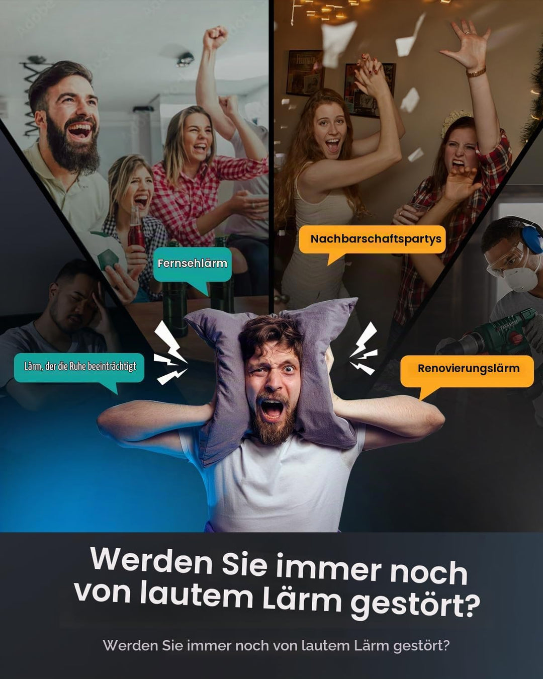 Akustikplatten Selbstklebend 12 Stück Schalldämmung Schallschutz Wand Hohe Dichte Polyester Akustikp