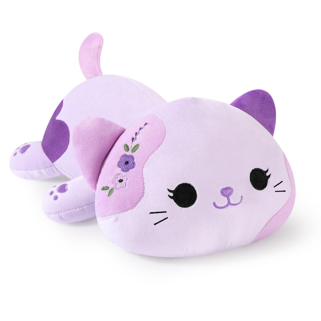 shownicer Plüschtier Katze Kuscheltier Stofftier Kawaii Katze Plüsch Kissen Spielzeug Kätzchen Plüsc