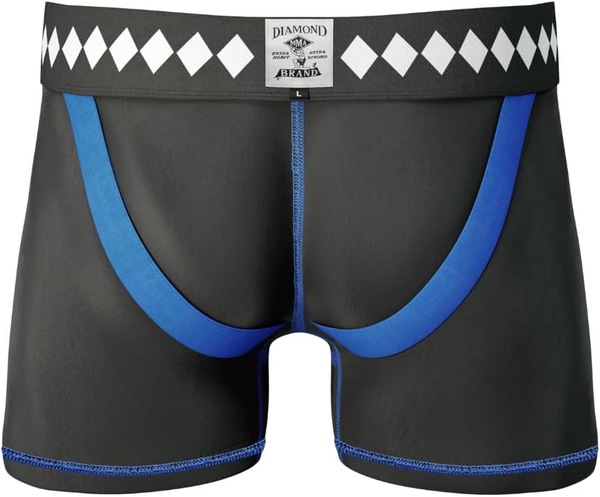 Diamond MMA Compression Short mit Eingebaut – Tiefschutz mit Cup von Athletic Tasche Sport XL Schwar