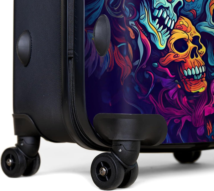 Koffer XL Gross 77x51.5x28 cm Reisekoffer mit Rollen Leicht Trolley grosser Hartschalenkoffer Rollko