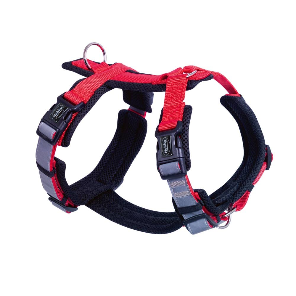 Nobby Geschirr DAILY WALK COMFORT, rot, S: Brust: 30-36 cm, Bauch: 46-56 cm, 1 Stück