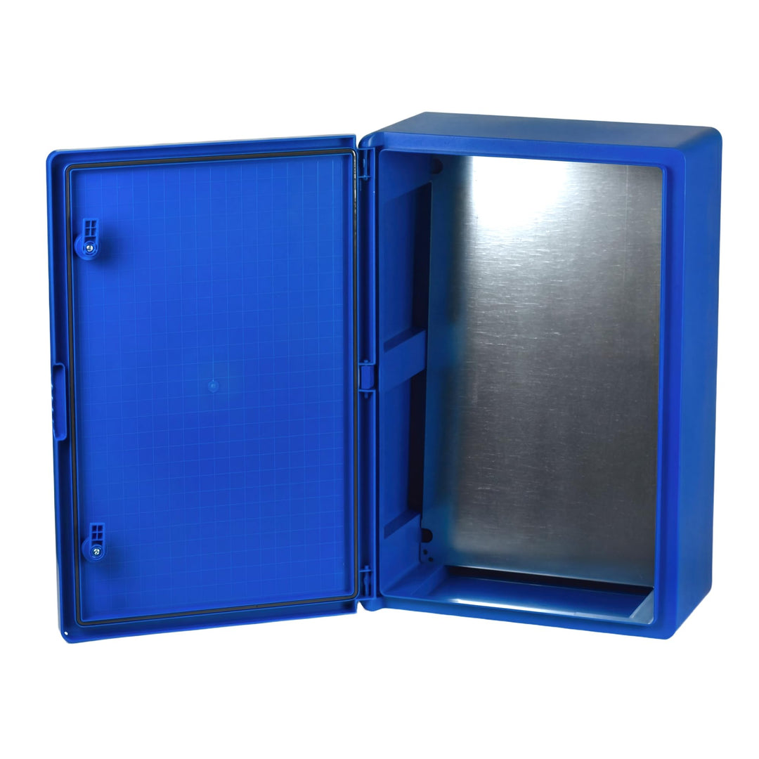 BOXEXPERT® Verteilerkasten aussen wasserdicht [ABS Kunststoff IP65 Gehäuse] blau (Serie Fleet) 600x4