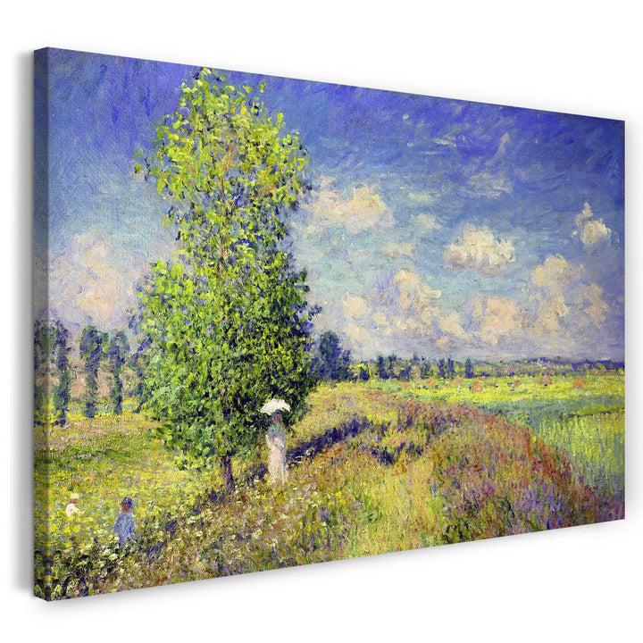 Printed Paintings Leinwand (80x60cm): Claude Monet - Mohnfeld im Sommer 80x60 cm, 80x60 cm