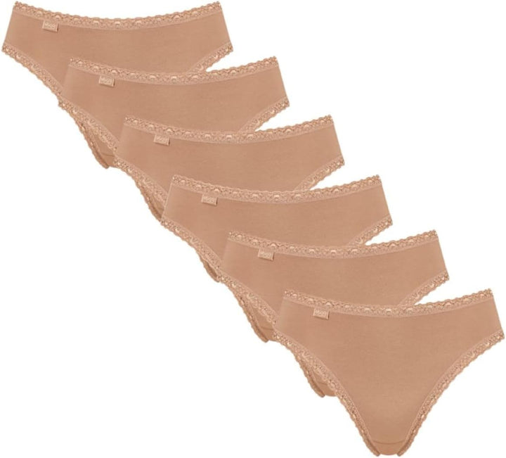 Sloggi Damen Slip (3er Pack), 6 X Brush