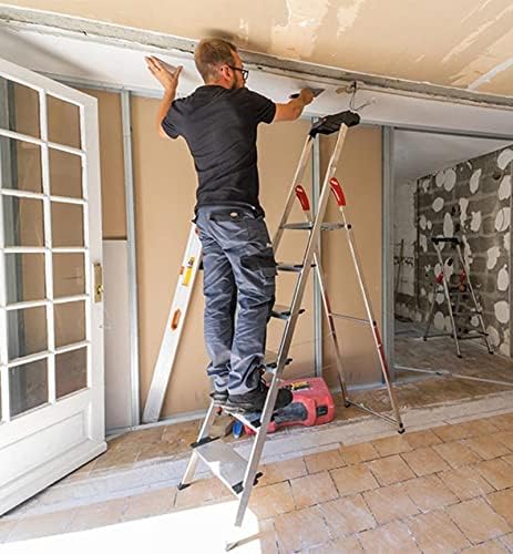 Hailo Haushaltsleiter ProfiStep XXL Alu, grau, 5_8816-001 6 Gänge, 6 Gänge