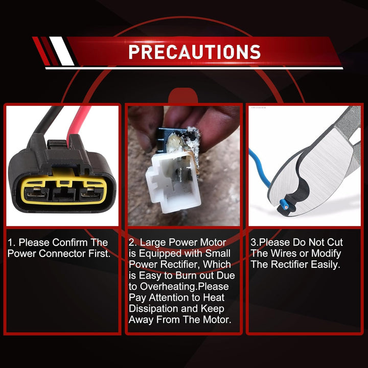 WOOSTAR 5 Pin Spannungsregler Kabelbaum Länge 1500mm Ersatz für Polaris RZR 4 900 1000 570 Sportsman