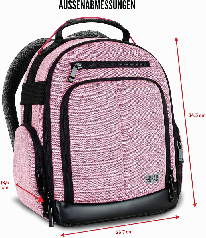 USA Gear DSLR Kamerarucksack, Kameratasche, Kamera Fotorucksack für Spiegelreflexkamera mit Kundenge