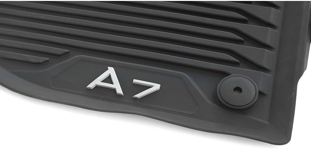 Audi 4K8061501041 Allwetterfussmatten 2-teilig vorn Premium Fussmatten Gummimatten, schwarz