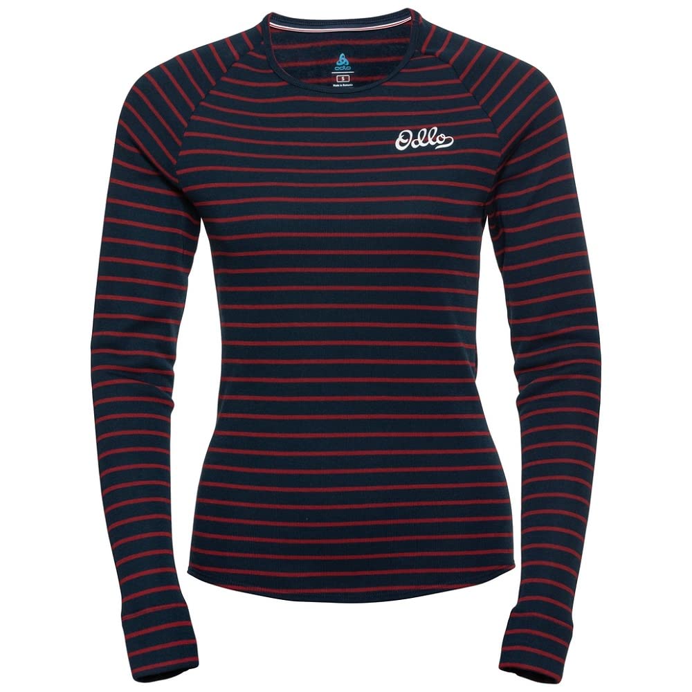 Odlo Thermounterwäsche Damen Active Warm Originals I Langarm Thermoshirt I Warme Skiunterwäsche XS D