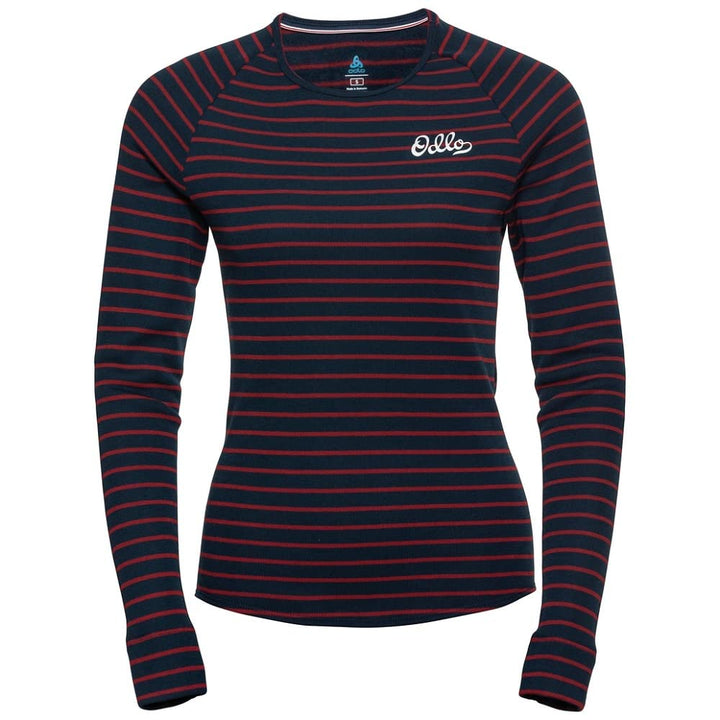 Odlo Thermounterwäsche Damen Active Warm Originals I Langarm Thermoshirt I Warme Skiunterwäsche XS D