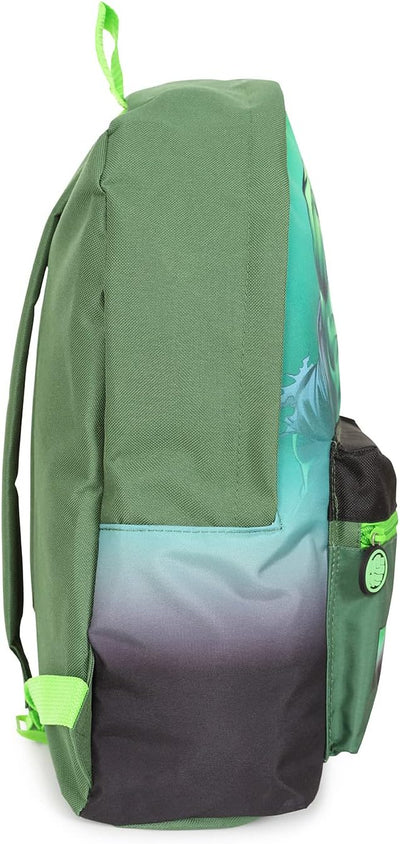 Offizieller Marvel The Hulk Avengers Kinder-Rucksack, Schultasche, grün