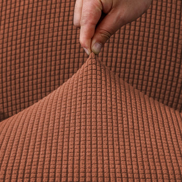 EBETA E Stuhlhussen 4 Stück, Elastische Stuhlbezug, Stretchhusse Stuhlüberzug Jacquard Hussen für Ho