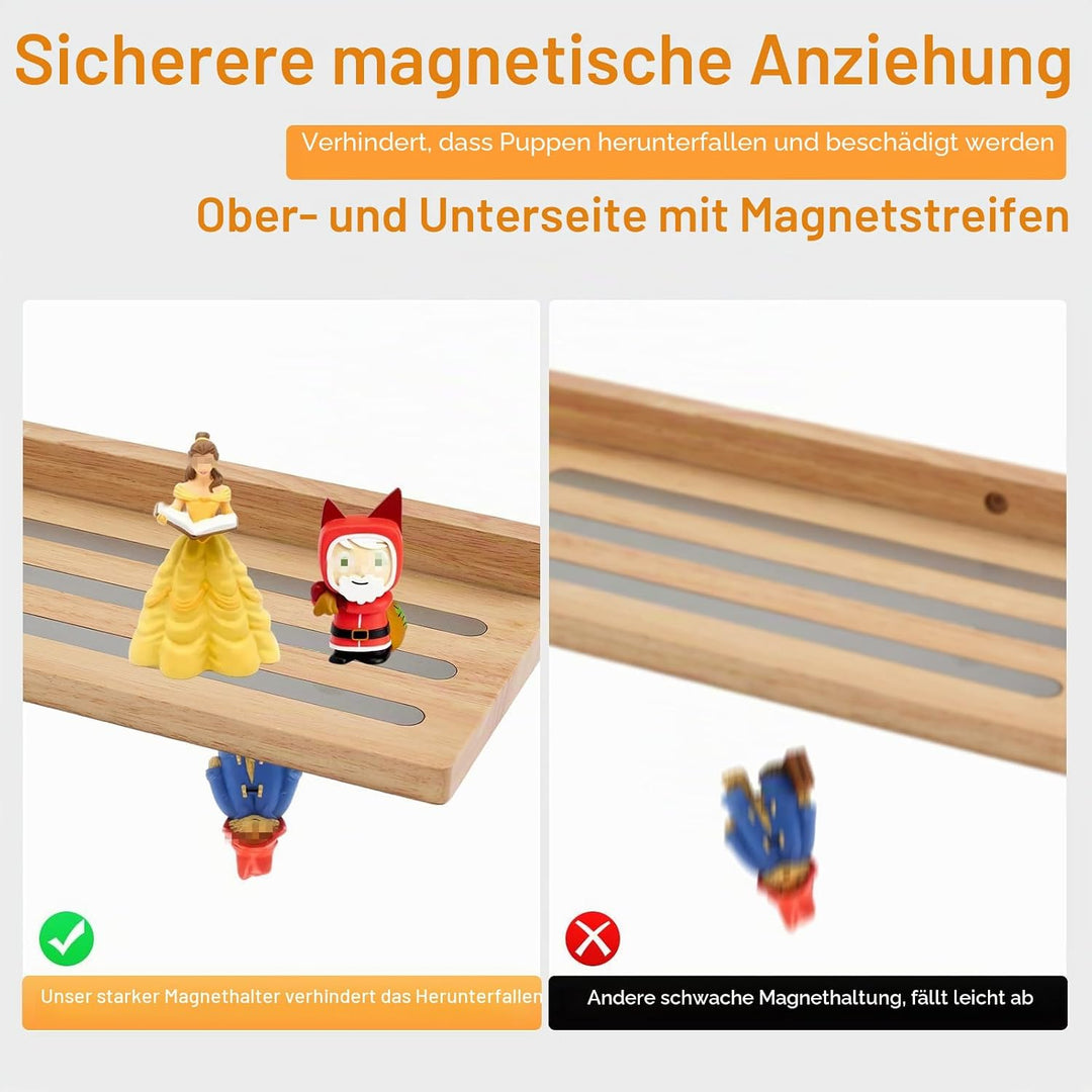 Gieanoo für Tonie Regal,Tonies Regal Mädchen für kreative Toines Display 30-36 Figuren Natürliche Ei