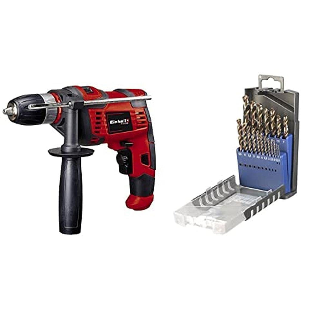 Einhell Schlagbohrmaschine TC-ID 550 E (550 W, Drehzahlregelelektronik, Drehzahlvorwahl, Rechts-/Lin