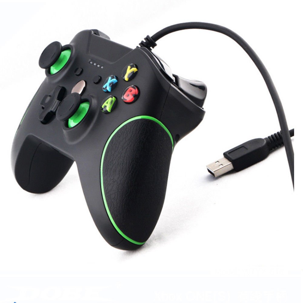 OSTENT Wired USB Controller Joystick Gamepad für Microsoft Xbox One/Xbox One S/Windows PC Laptop Far