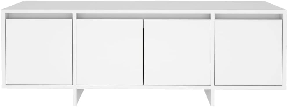 vidaXL TV Schrank mit 4 Türen Lowboard TV Möbel Tisch Board Sideboard Fernsehtisch Fernsehschrank Hi