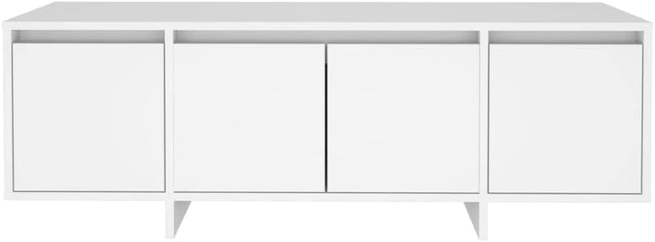 vidaXL TV Schrank mit 4 Türen Lowboard TV Möbel Tisch Board Sideboard Fernsehtisch Fernsehschrank Hi