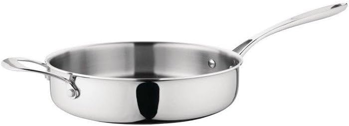 Vogue GG031 dreiwandige Schmorpfanne, Edelstahl, 240 mm Durchmesser 9 1/2"/ 240mm, 9 1/2"/ 240mm