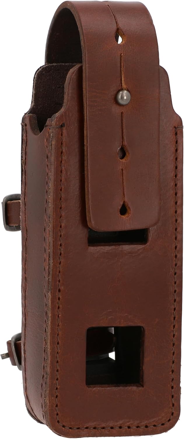 Gusti Fahrradschloss Tasche Leder - Laurent F. Zubehör Fahrrad inkl. Halterung Hülle für Faltschloss