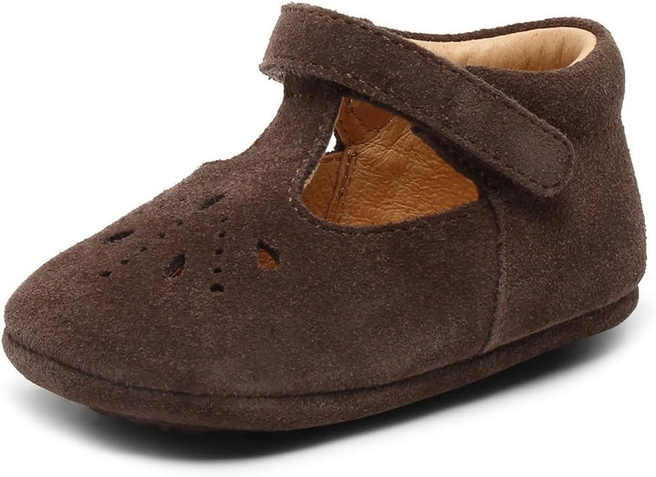Bisgaard Mädchen Bloom First Walker Shoe 18 EU Dunkelbraun, 18 EU Dunkelbraun
