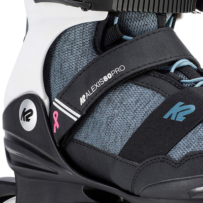 K2 Alexis 80 Pro Inline Skates EU: 40 (UK: 6.5 / US: 9) black - grey - blue, EU: 40 (UK: 6.5 / US: 9