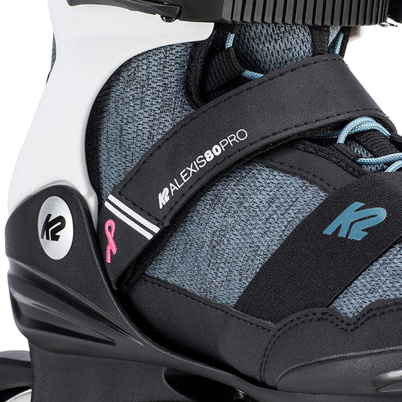 K2 Alexis 80 Pro Inline Skates EU: 40 (UK: 6.5 / US: 9) black - grey - blue, EU: 40 (UK: 6.5 / US: 9