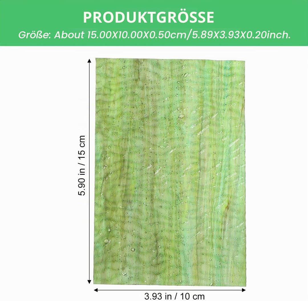 Angoily Buntglasplatten, Mosaikglas, Buntglas-Zubehör, Flammen-Kollektion, für Buntglas-Bastelarbeit