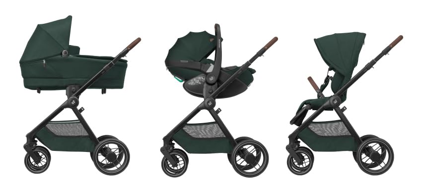 Maxi-Cosi Oxford Baby Kinderwagen, 0–4 Jahre, 0–22 kg, kompakt zusammenklappbar, Geräumiger Sitz, Sa