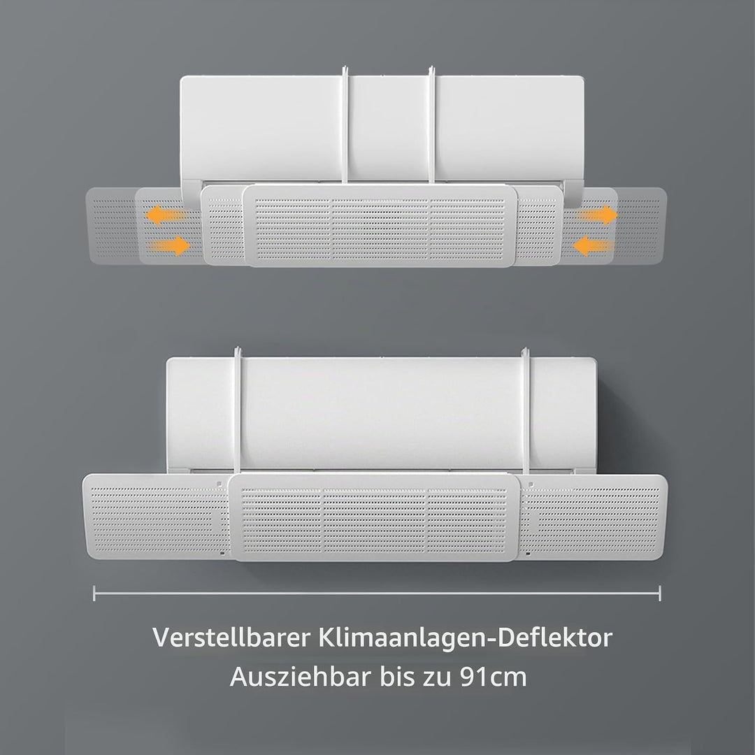 Klimaanlage Windabweiser Universal für Zuhause Büro Klimaanlagen Deflektor Plastik Adjustable für Wa