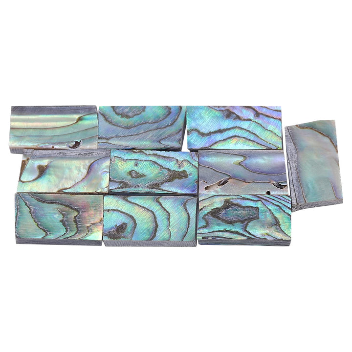 Astibym Abalone Shell Guitar Inlay Griffbrett, 10 Stück Abalone Shell Inlay Natürliche Gitarren Inla